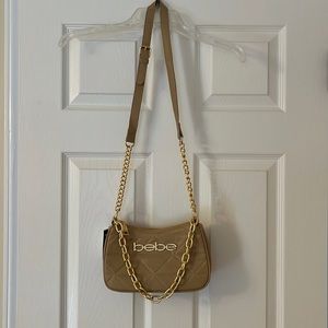 Bebe purse New tan shoulder strap